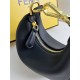 FENDI TIMELESS Fendigraphy Mini Black Leather Bag