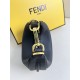 FENDI TIMELESS Fendigraphy Mini Black Leather Bag