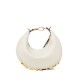 FENDI TIMELESS Fendigraphy Mini White Leather Bag