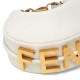 FENDI TIMELESS Fendigraphy Mini White Leather Bag