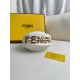 FENDI TIMELESS Fendigraphy Mini White Leather Bag