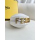 FENDI TIMELESS Fendigraphy Mini White Leather Bag