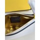 FENDI TIMELESS Fendigraphy Mini White Leather Bag