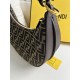 FENDI TIMELESS Fendigraphy Small Brown FF Jacquard Fabric Bag