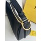 FENDI TIMELESS Fendigraphy Small Black Leather Bag