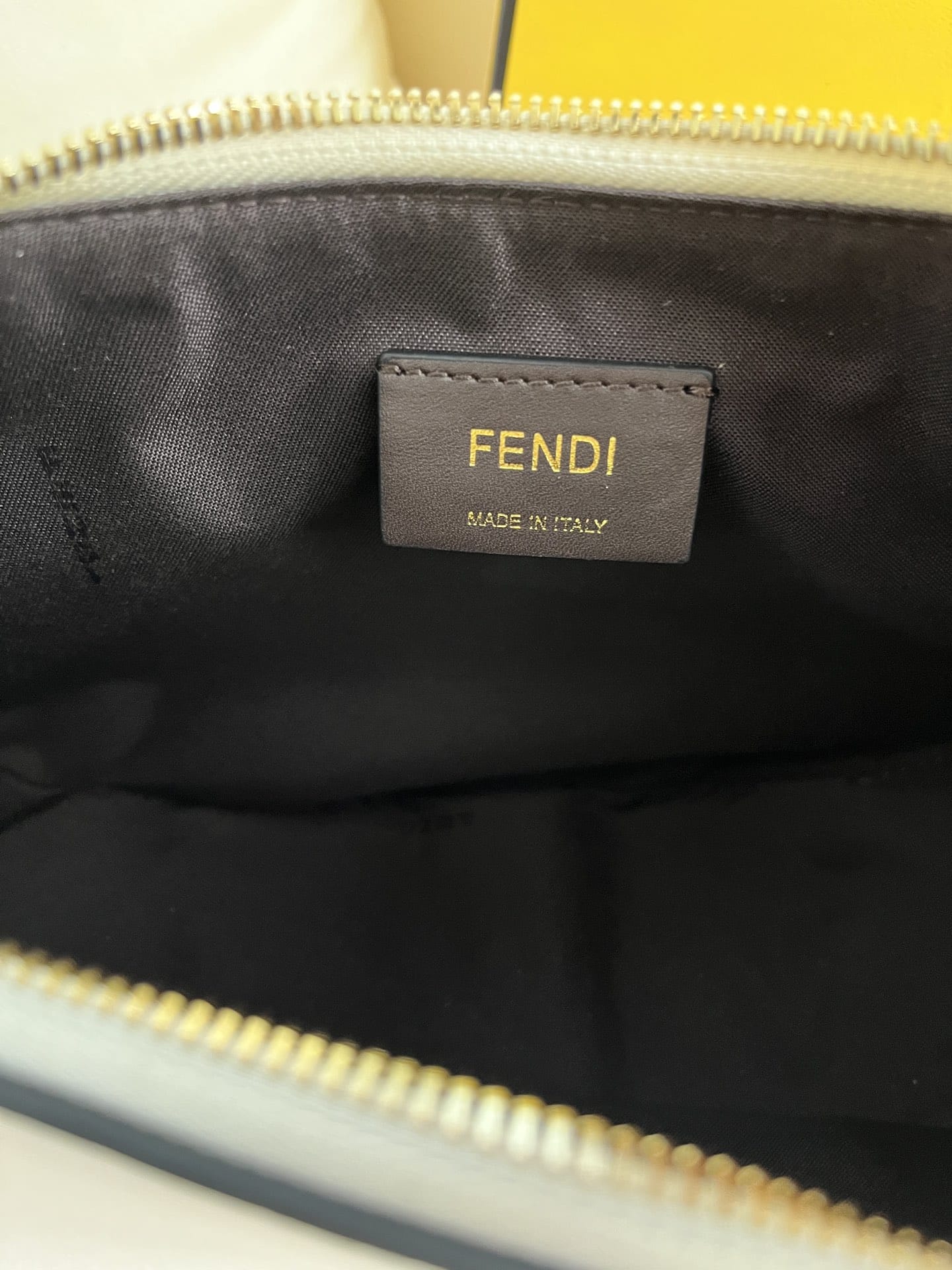 FENDI TIMELESS Fendigraphy Small White Leather Bag