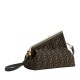 FENDI TIMELESS First Small Brown FF Jacquard Fabric Bag