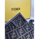 FENDI TIMELESS First Small Brown FF Jacquard Fabric Bag