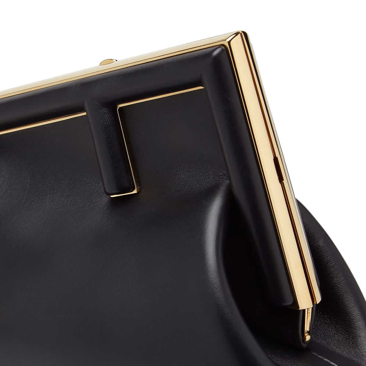 FENDI TIMELESS First Small Black Leather Bag