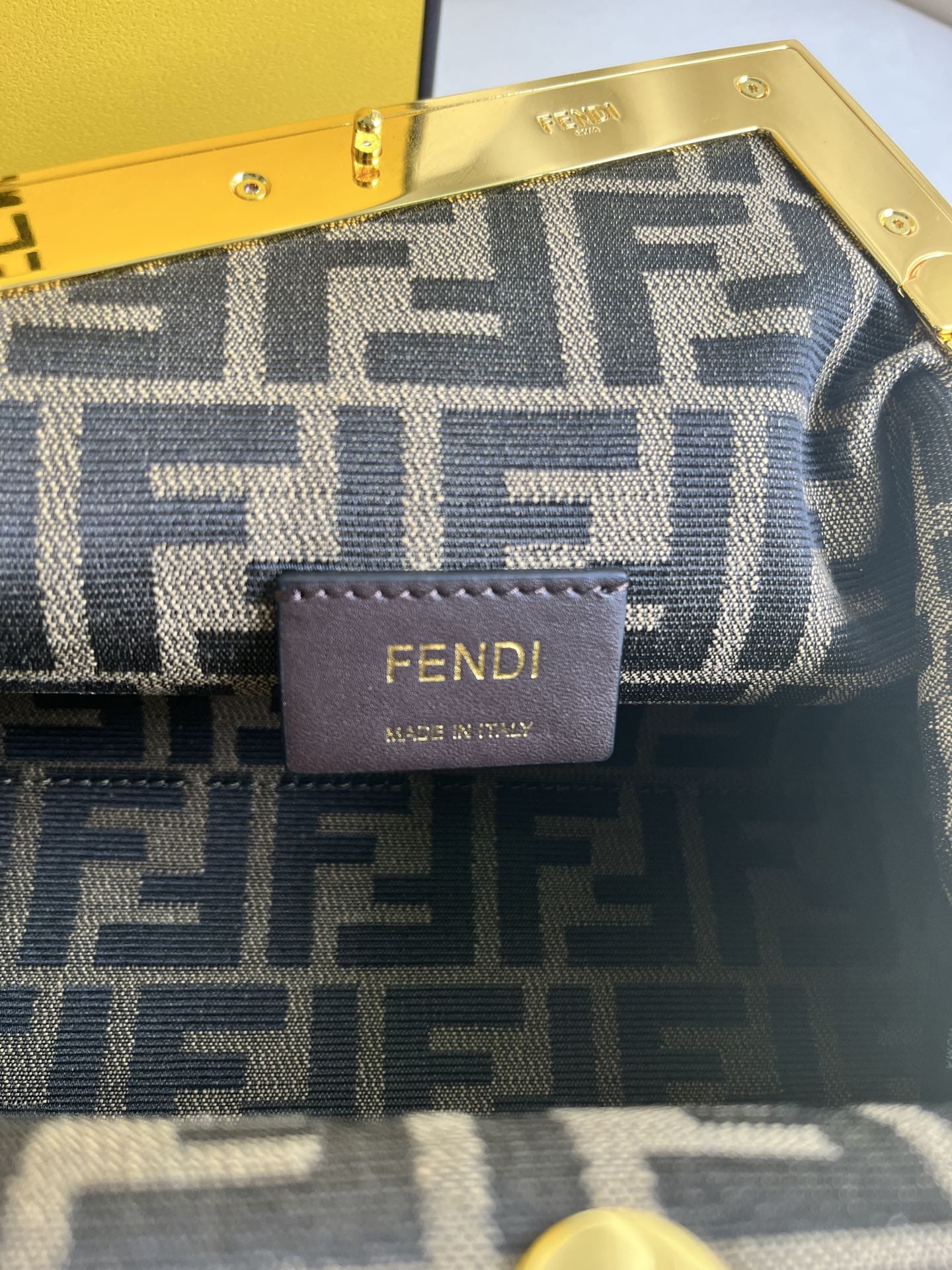 FENDI TIMELESS First Small Black Leather Bag