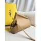 FENDI TIMELESS First Small Dove Gray Leather Bag