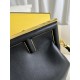 FENDI TIMELESS First Midi Black Leather Bag