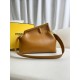 FENDI TIMELESS First Midi Brown Leather Bag