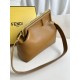 FENDI TIMELESS First Midi Brown Leather Bag