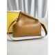 FENDI TIMELESS First Midi Brown Leather Bag