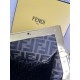 FENDI TIMELESS First Midi Brown Leather Bag