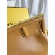 FENDI TIMELESS First Midi Brown Leather Bag