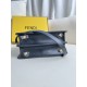 FENDI TIMELESS Peekaboo ISeeU Petite Black Calfskin Leather Bag