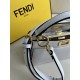 FENDI TIMELESS Peekaboo ISeeU Petite White Calfskin Leather Bag