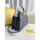 FENDI TIMELESS Peekaboo ISeeU Small Black Calfskin Bag