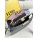 FENDI TIMELESS Peekaboo ISeeU Small Black Calfskin Bag