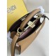 FENDI TIMELESS Peekaboo ISeeU Small Brown Calfskin Bag