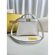 FENDI TIMELESS Peekaboo ISeeU Small White Calfskin Bag