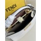 FENDI TIMELESS Peekaboo ISeeU Small White Calfskin Bag