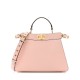 FENDI TIMELESS Peekaboo ISeeU Small Pink Calfskin Bag