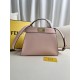 FENDI TIMELESS Peekaboo ISeeU Small Pink Calfskin Bag