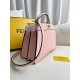 FENDI TIMELESS Peekaboo ISeeU Small Pink Calfskin Bag