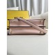 FENDI TIMELESS Peekaboo ISeeU Small Pink Calfskin Bag