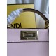 FENDI TIMELESS Peekaboo ISeeU Small Pink Calfskin Bag