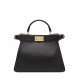 FENDI TIMELESS Peekaboo ISeeU Medium Black Calfskin Bag