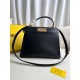 FENDI TIMELESS Peekaboo ISeeU Medium Black Calfskin Bag