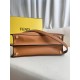 FENDI TIMELESS Peekaboo ISeeU Medium Brown Calfskin Bag