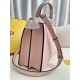 FENDI TIMELESS Peekaboo ISeeU Medium Pink Calfskin Bag