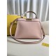 FENDI TIMELESS Peekaboo ISeeU Medium Pink Calfskin Bag