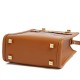 FENDI Mini Sunshine Shopper Brown Leather Bag