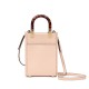 FENDI Mini Sunshine Shopper Pink Leather Bag