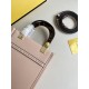 FENDI Mini Sunshine Shopper Pink Leather Bag