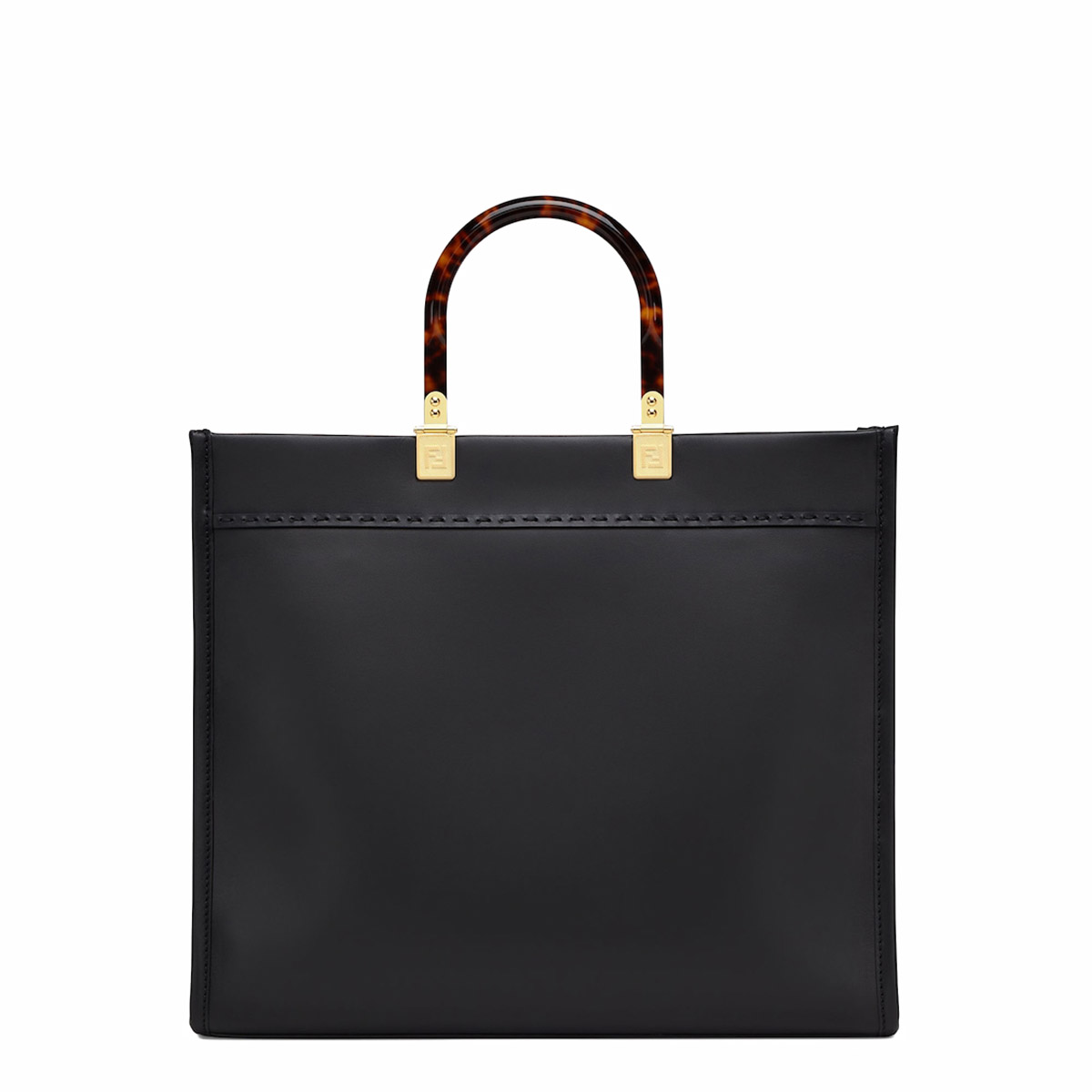 FENDI TIMELESS Sunshine Medium Black Calfskin Bag