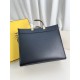 FENDI TIMELESS Sunshine Medium Black Calfskin Bag