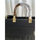 FENDI TIMELESS Sunshine Medium Black Calfskin Bag