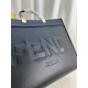 FENDI TIMELESS Sunshine Medium Black Calfskin Bag