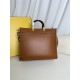 FENDI TIMELESS Sunshine Medium Brown Calfskin Bag