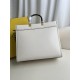 FENDI TIMELESS Sunshine Medium White Calfskin Bag