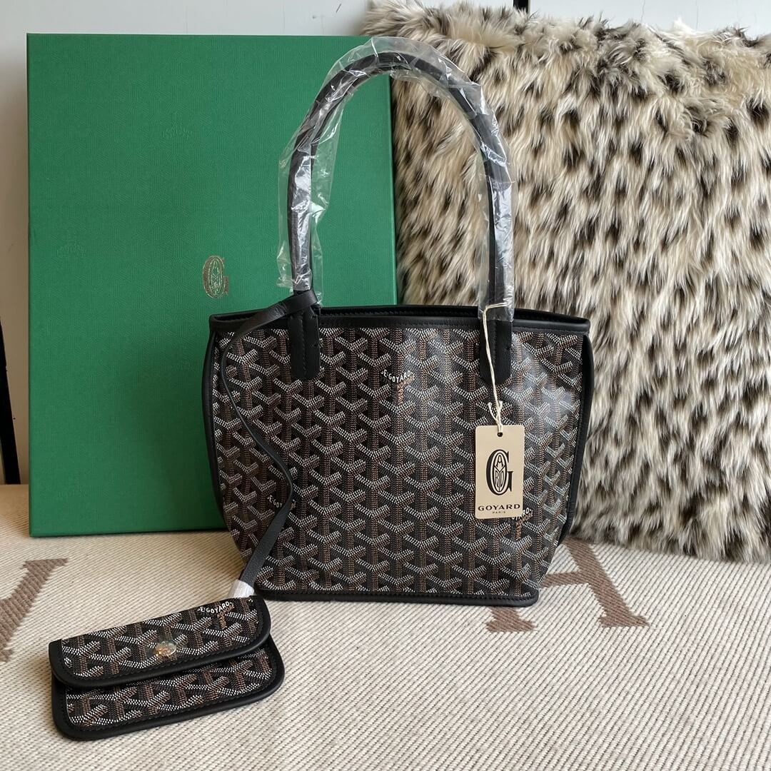 GOYARD Anjou Mini Tote Bag - Black