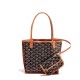 GOYARD Anjou Mini Tote Bag - Black & Tan