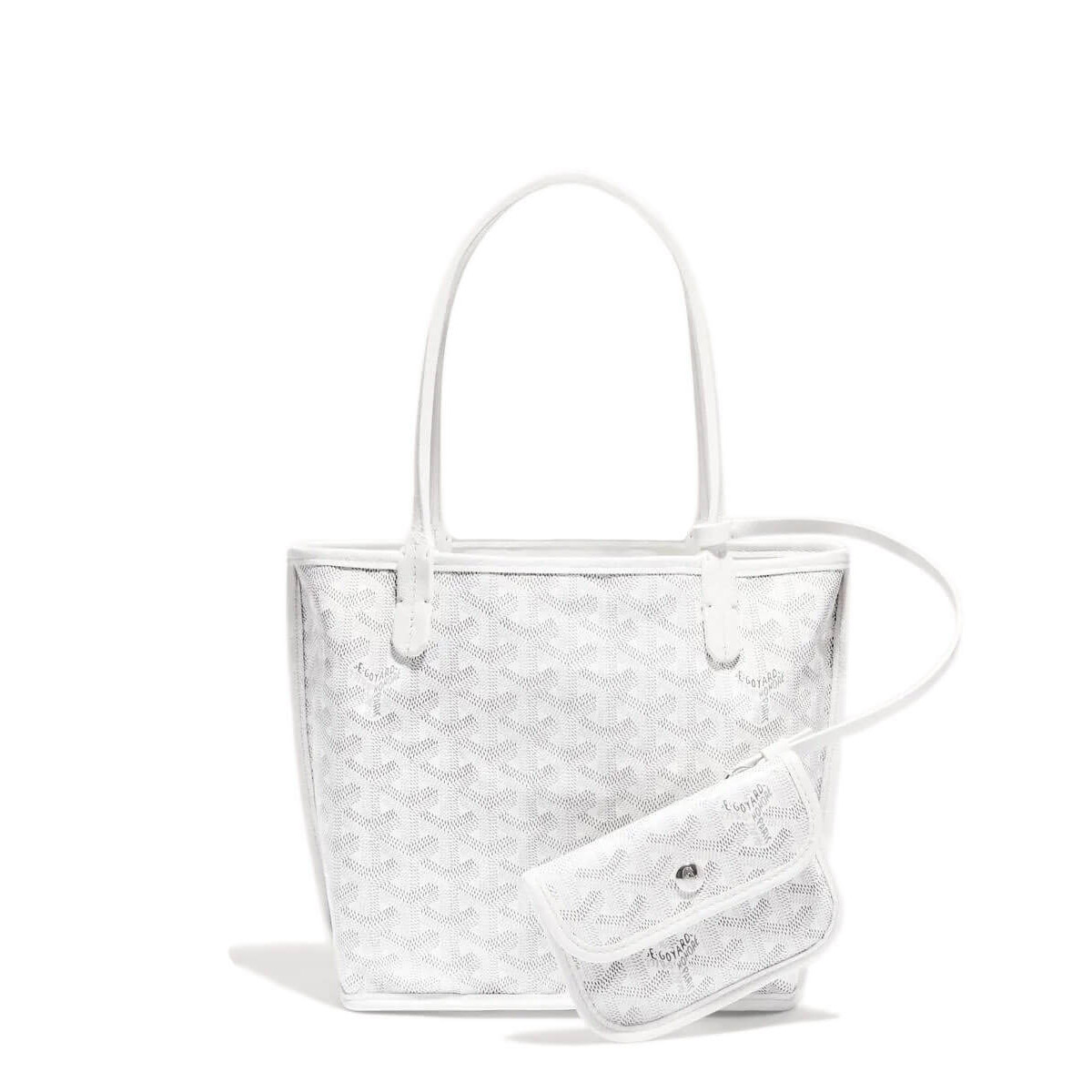 GOYARD Anjou Mini Tote Bag - White